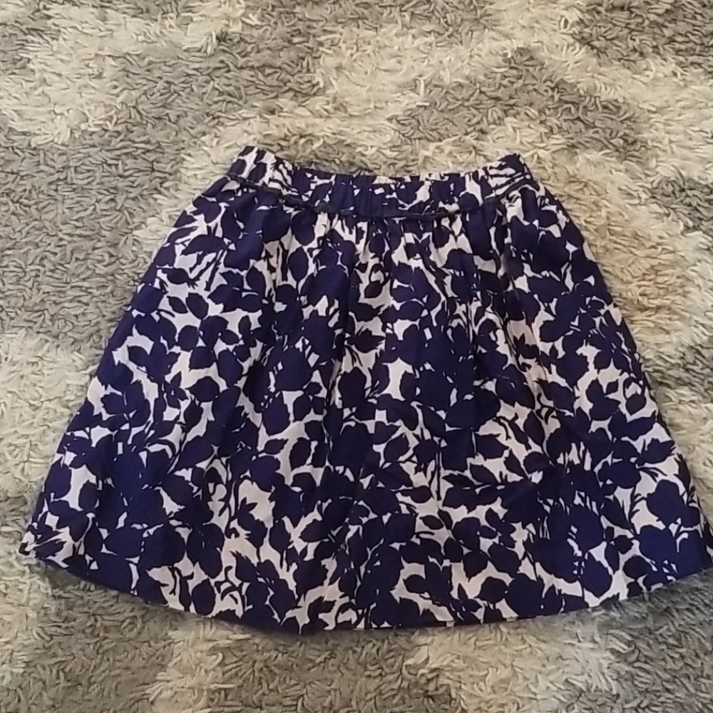 J. Crew Crewcuts cotton poplin skirt girls 10